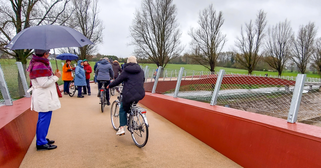 opening fietsbrug waregem wielsbeke