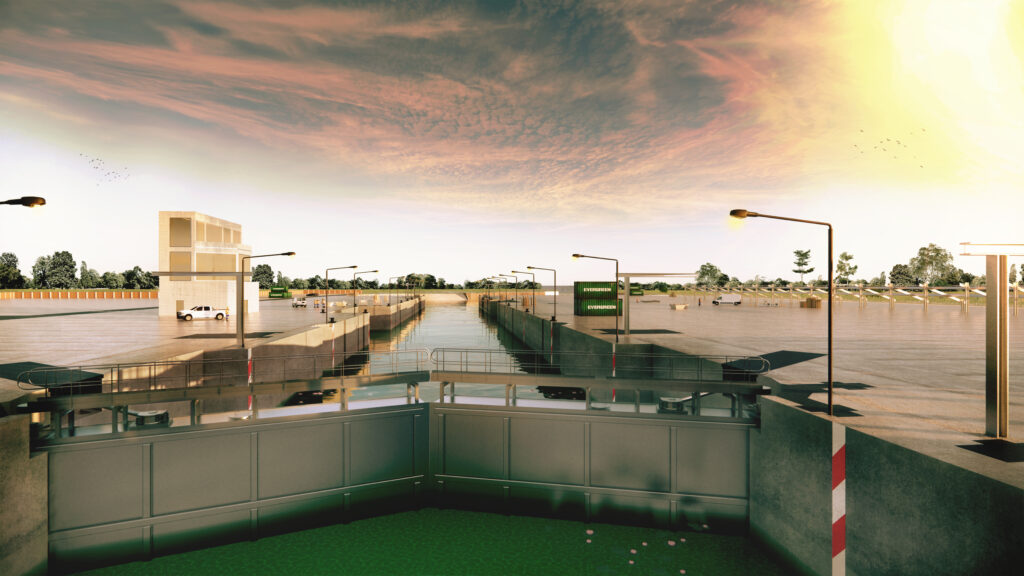 Farakka India sluis lock