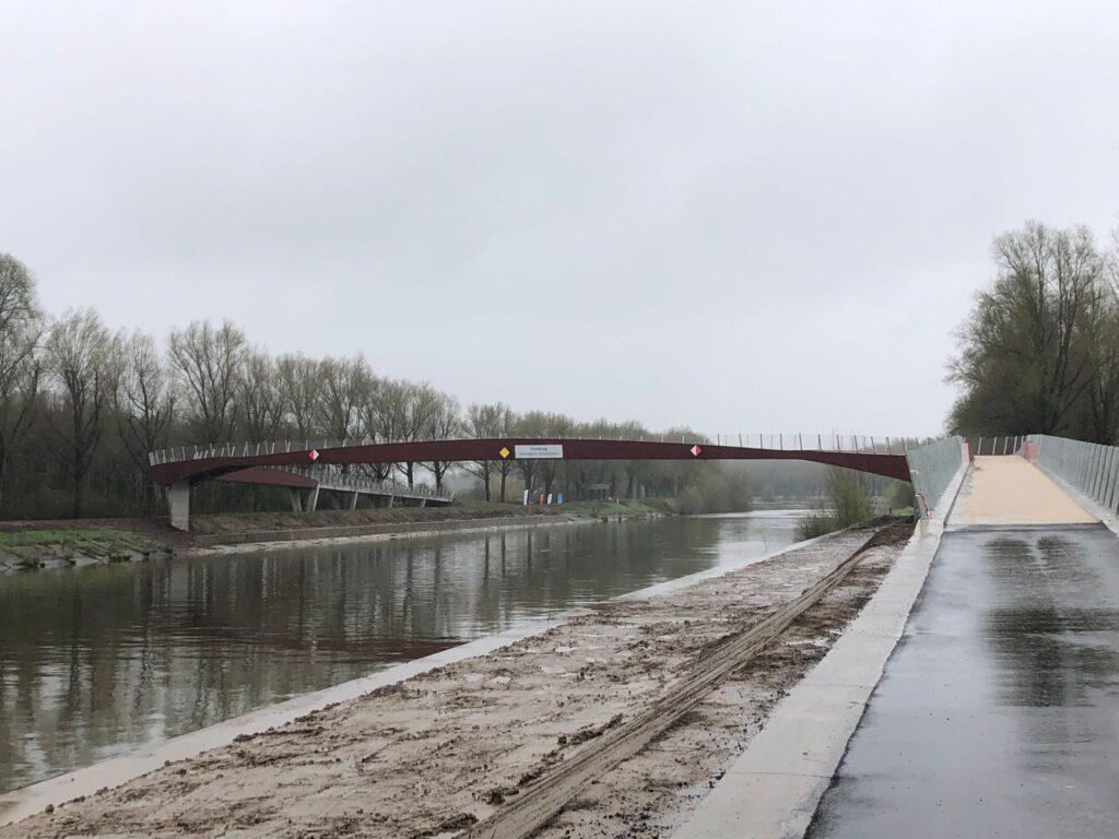 opening fietsbrug waregem wielsbeke
