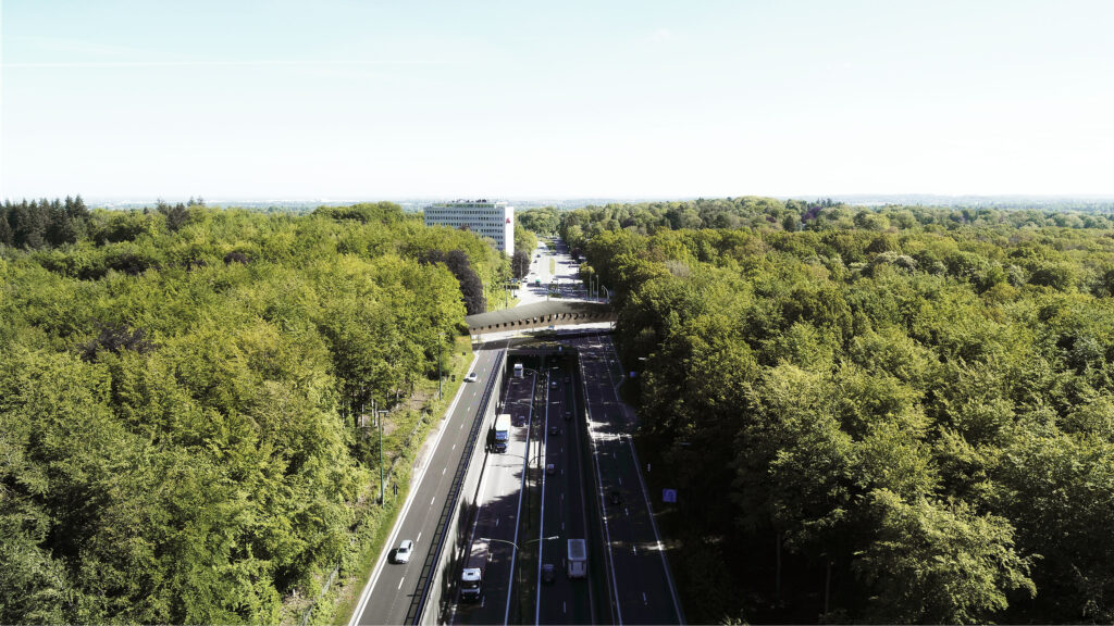 R0 oost - Brusselse ring - Ring rond Brussel - Werken aan de ring - dorpskern Jezus-Eik - F29 Tervuren Bertem Leuven fietssnelweg - fietsen door groene omgeving