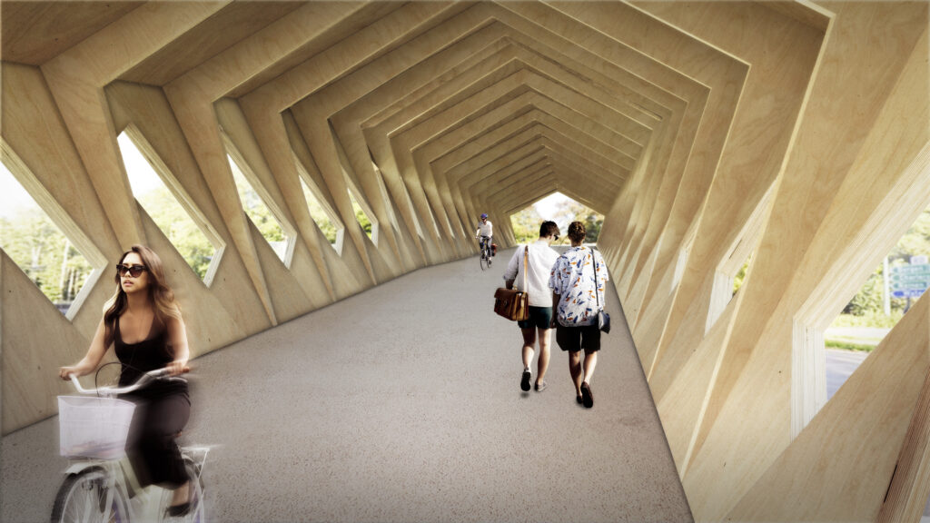 R0 oost - Brusselse ring - Ring rond Brussel - Werken aan de ring - dorpskern Jezus-Eik - F29 Tervuren Bertem Leuven fietssnelweg - fietstunnel