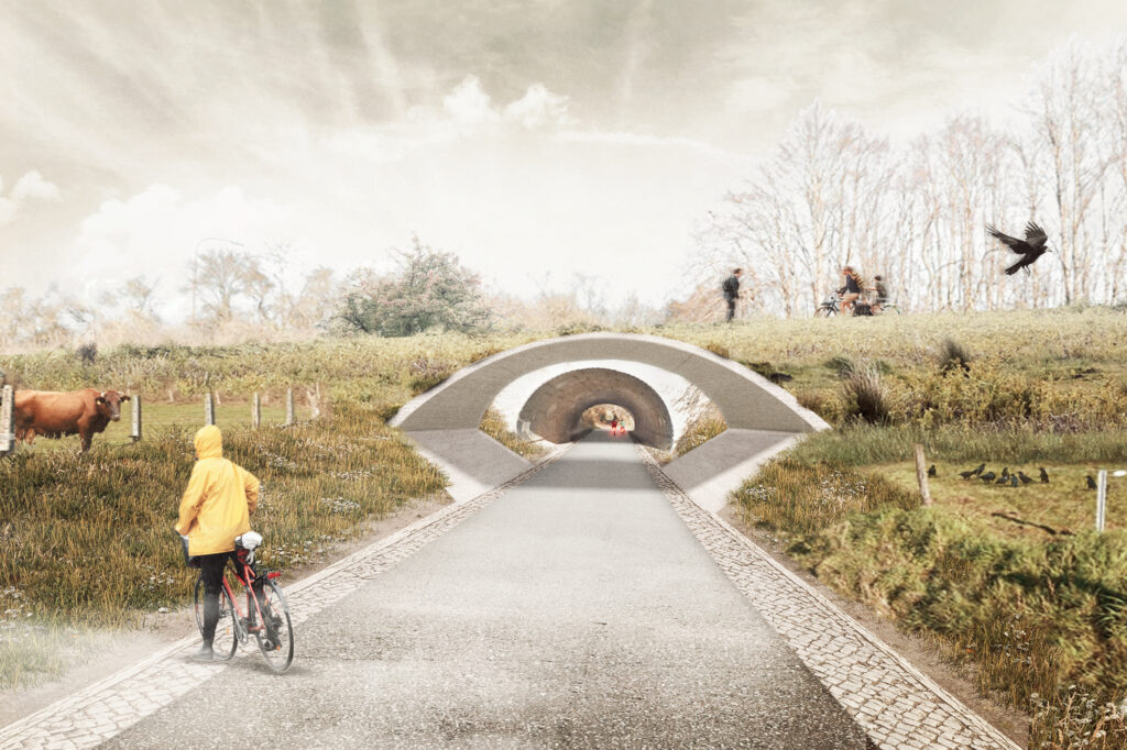 R0 oost - Brusselse ring - Ring rond Brussel - Werken aan de ring - dorpskern Jezus-Eik - F29 Tervuren Bertem Leuven fietssnelweg