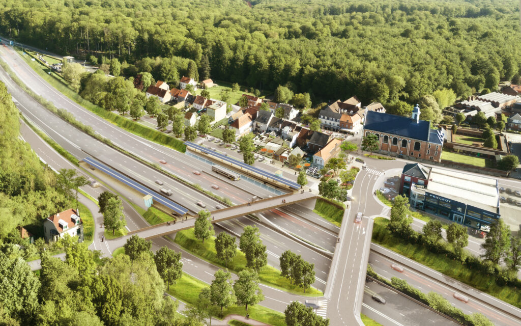 R0 oost Brussel Werken aan de ring maatschap Zoniën Mobiel SBE Omgeving Ney & Partners D+A Mint Hesselteer engineering #teamsbe #expertsatplay dorpskern Jezus-Eik