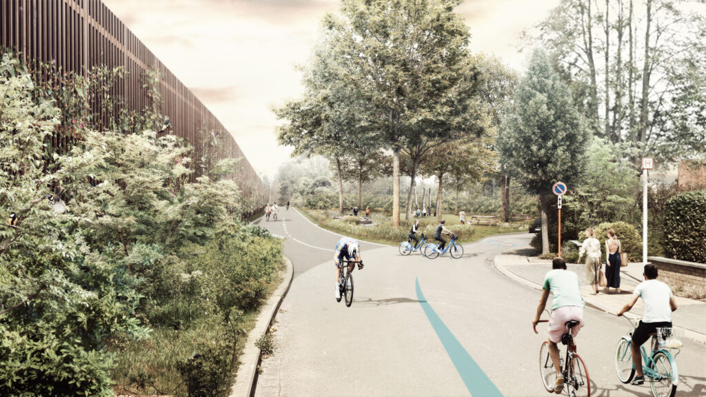 R0 oost - Brusselse ring - Ring rond Brussel - Werken aan de ring - fietsen door groene omgeving - FR0 Omgeving Ringfietspad