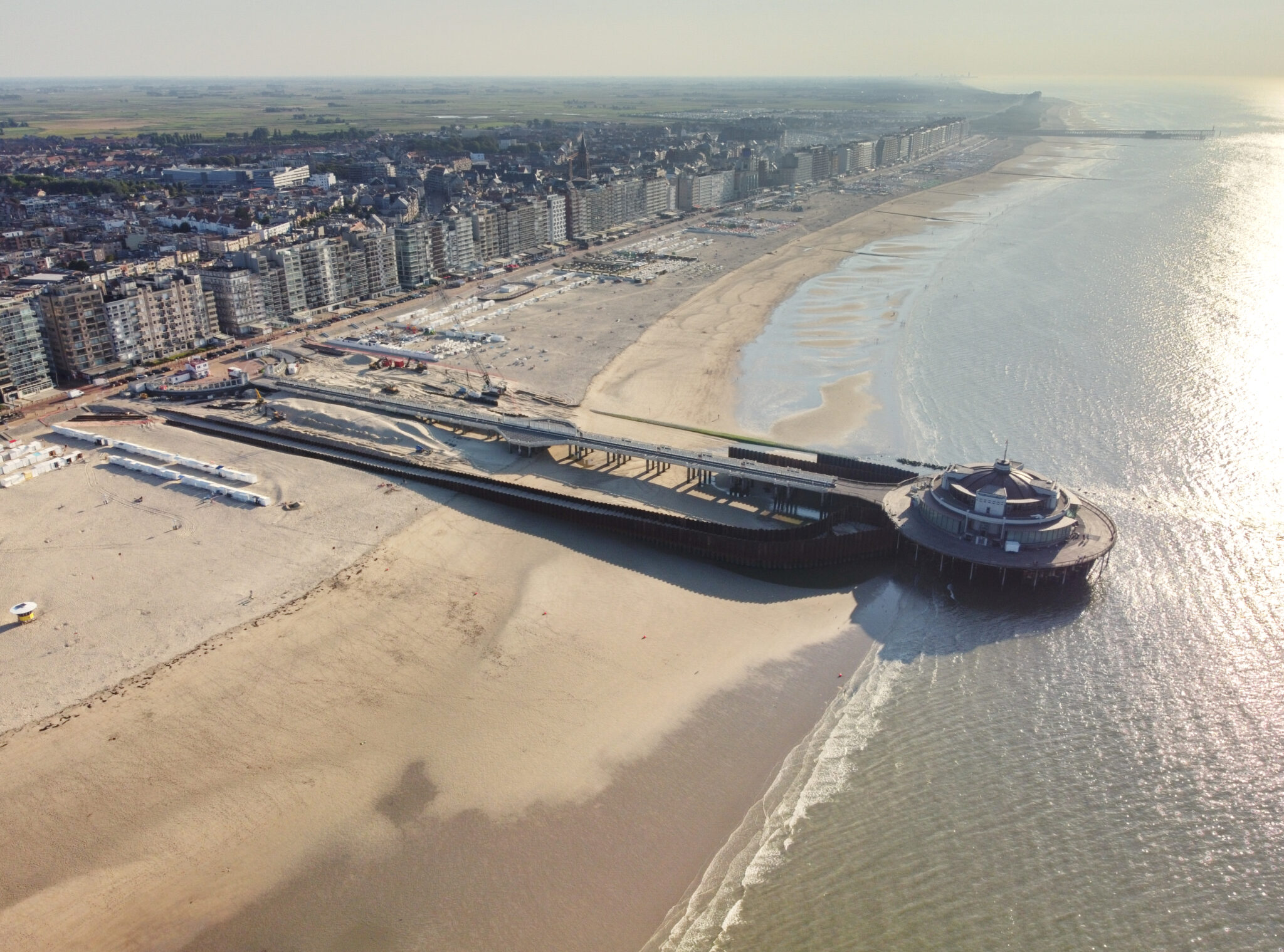 renovatie pier Blankenberge SBE engineering wandelweg #teamsbe #expertsatplay