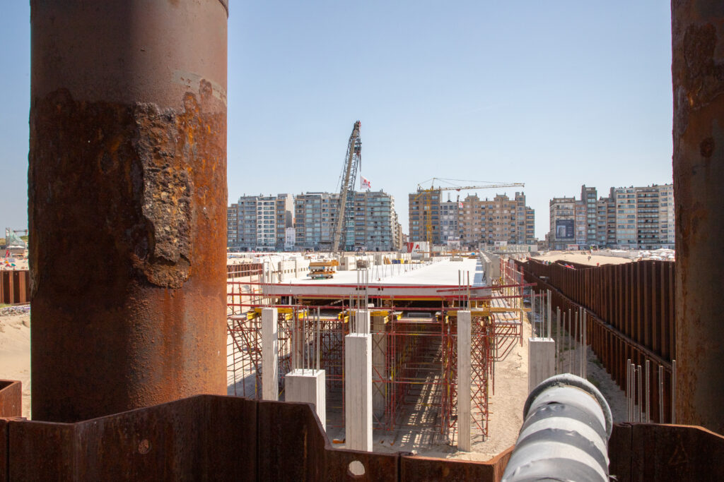 renovatie pier Blankenberge SBE engineering wandelweg #teamsbe #expertsatplay