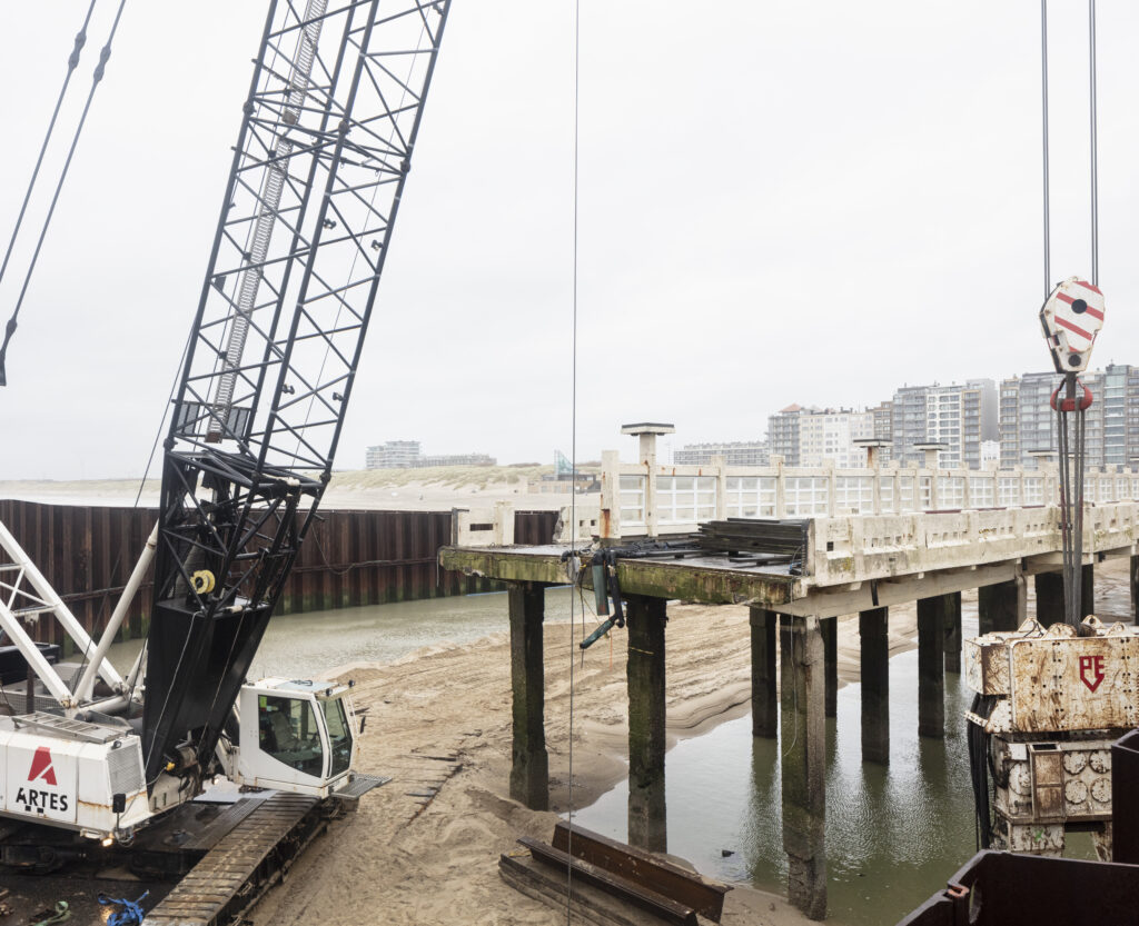 renovatie pier Blankenberge SBE engineering wandelweg #teamsbe #expertsatplay