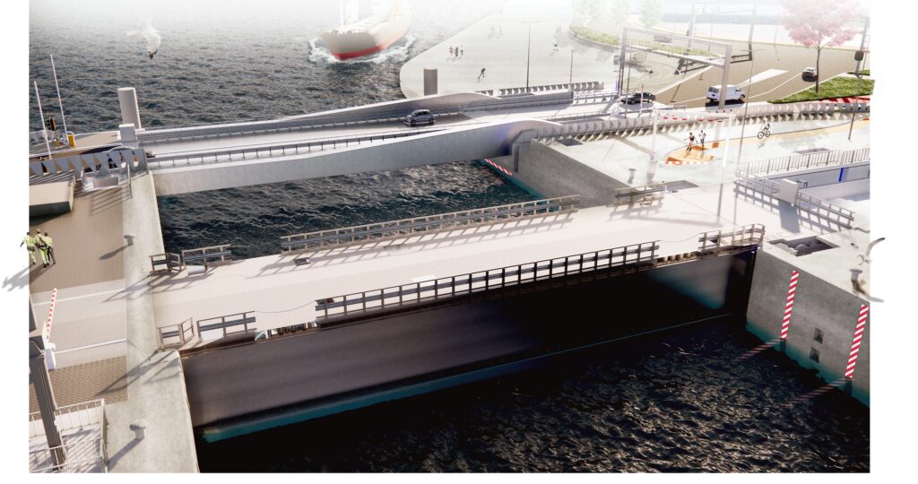 SBE engineering Royerssluis haven Antwerpen Schelde Albertkanaal #teamsbe #expertsatplay basculebrug roldeur BIM sluisdeur