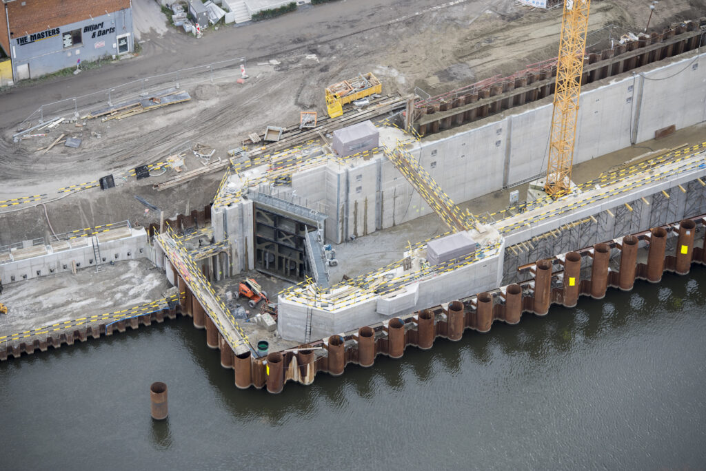 Seine-Schelde sluis Harelbeke engineering SBE #teamsbe #expertsatplay