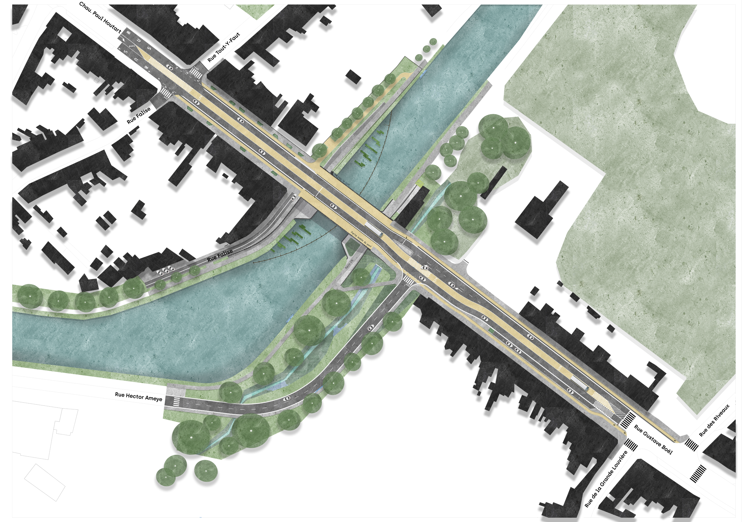 Pont capitte grondplan